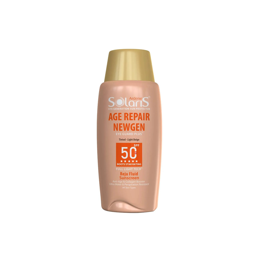 آردن سولاریس -AGE Repair NEWGEN ضد آفتاب فلوئید ضد چروک SPF50 رنگی بژ روشن	