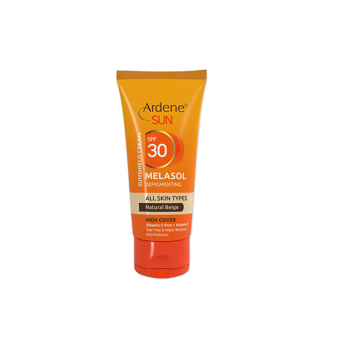 آردن سان- کرم ضد آفتاب Melasol spf30 ضد لک با پوشش بالا-بژ طبیعی