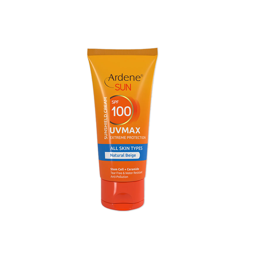  آردن سان کرم ضدآفتاب UV MAX SPF100 حداکثر حفاظت بژ طبیعی صدفی